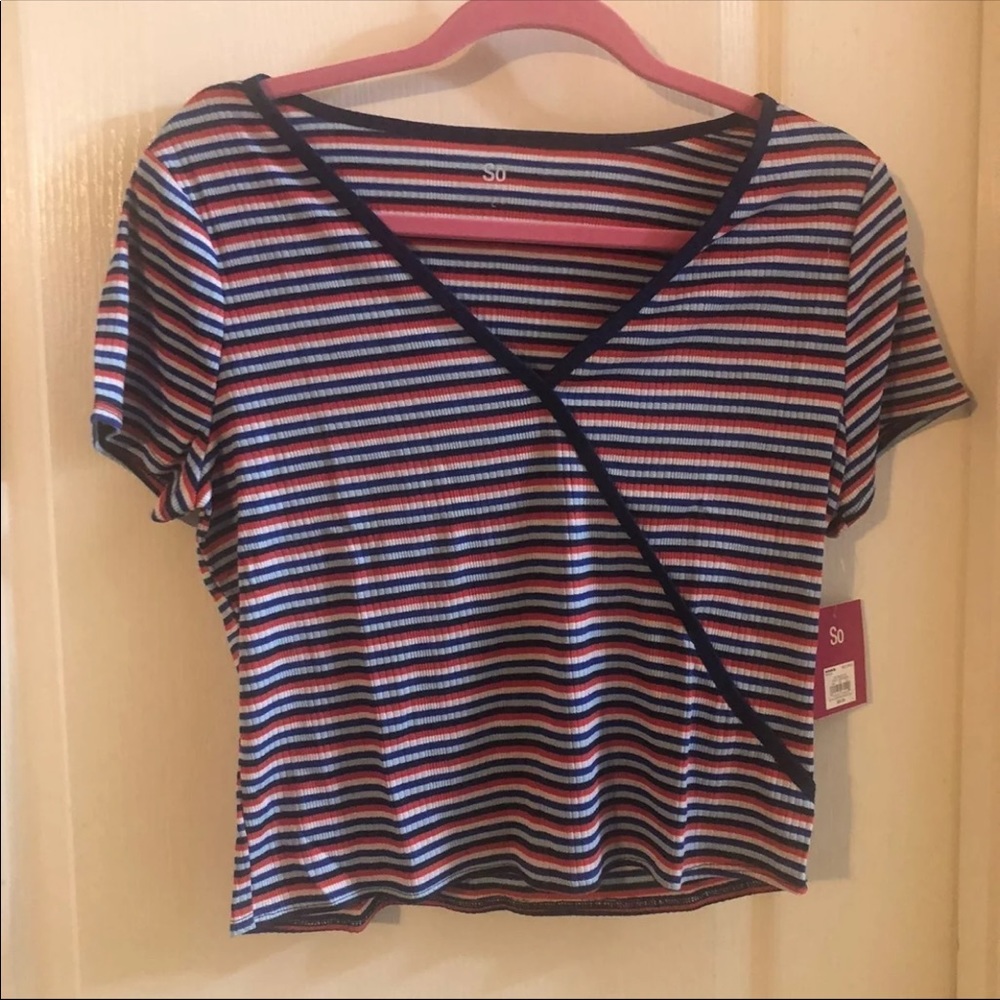 SO | Stripe Crop Top